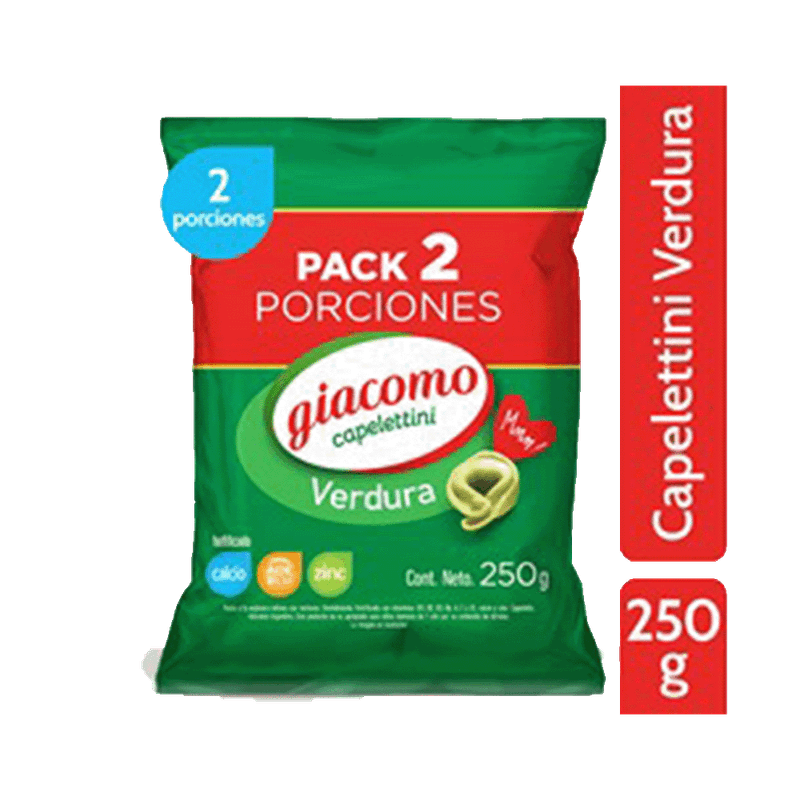 GIACOMO Capeletinis Verdura 250g