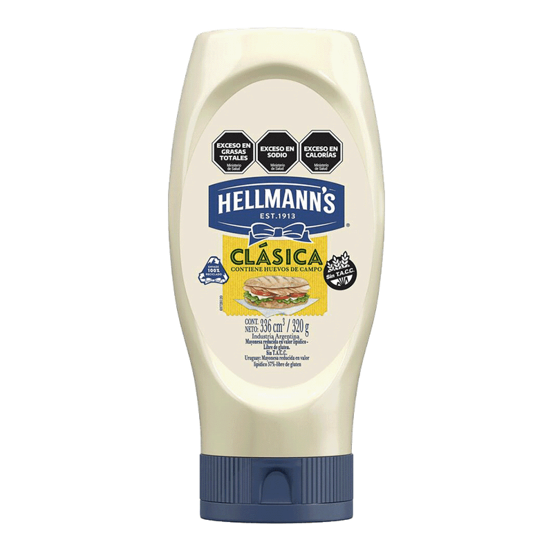 Mayonesa HELLMANN S Sqz 320g