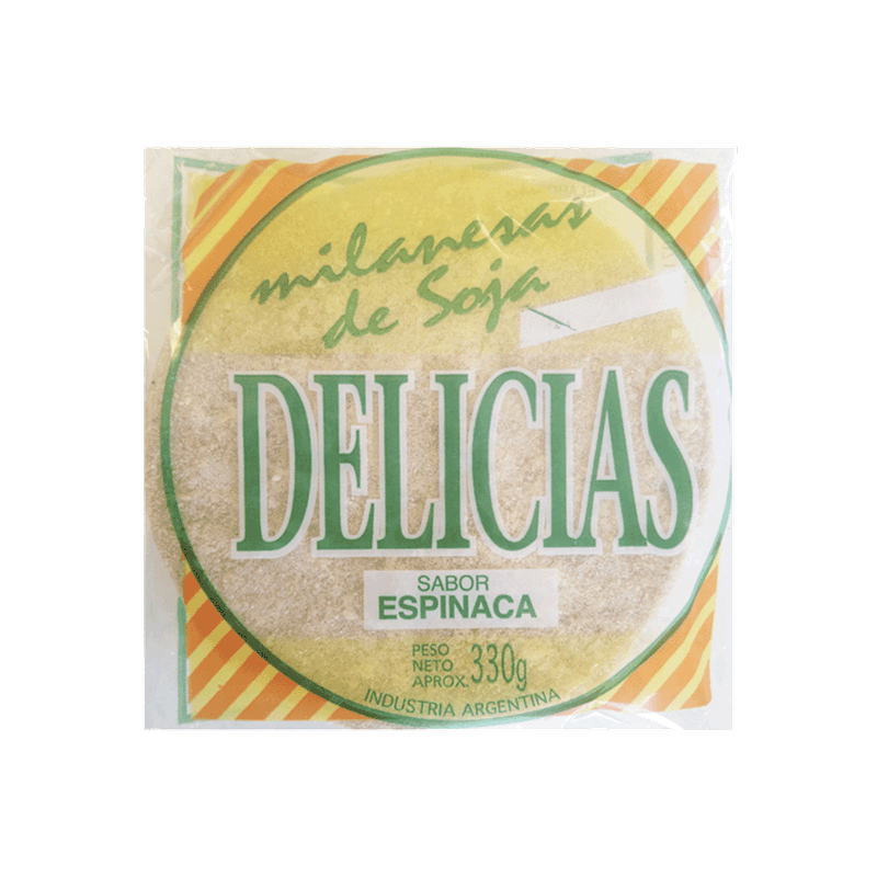 Milanesa De Soja DELICIAS Espinaca 4u 330g