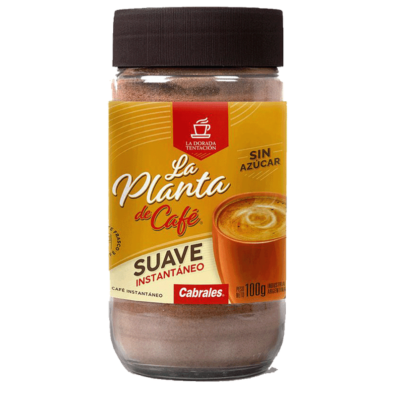 Cafe CABRALES LA PLANTA DE CAFE Frasco Suave 100g