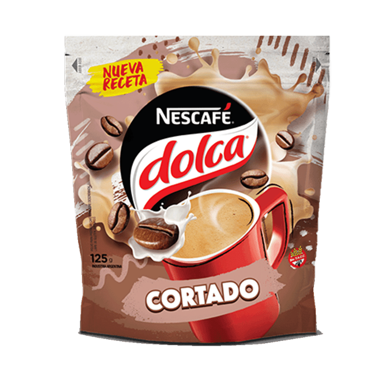 Cafe Instantaneo NESCAFE DOLCA Cortado Doy Pack 125g