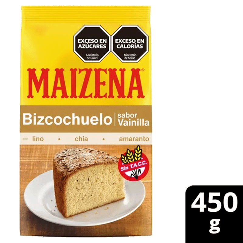 Bizcochuelo MAIZENA Vainilla 450g