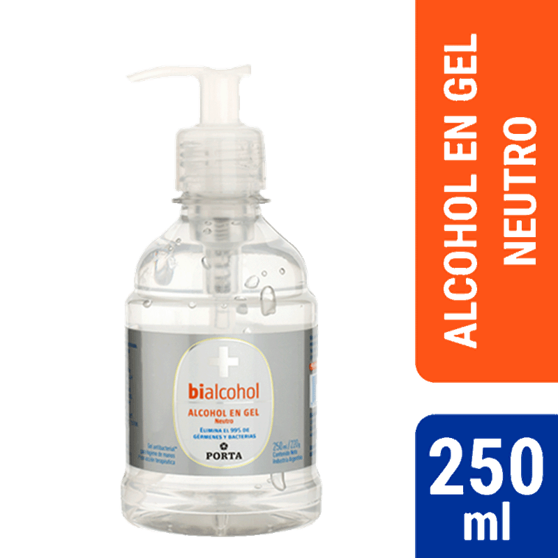 Alcohol BI ALCOHOL Gel Neutro 250cc