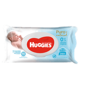 Toallas Humedas HUGGIES Pura Y Natural 80u