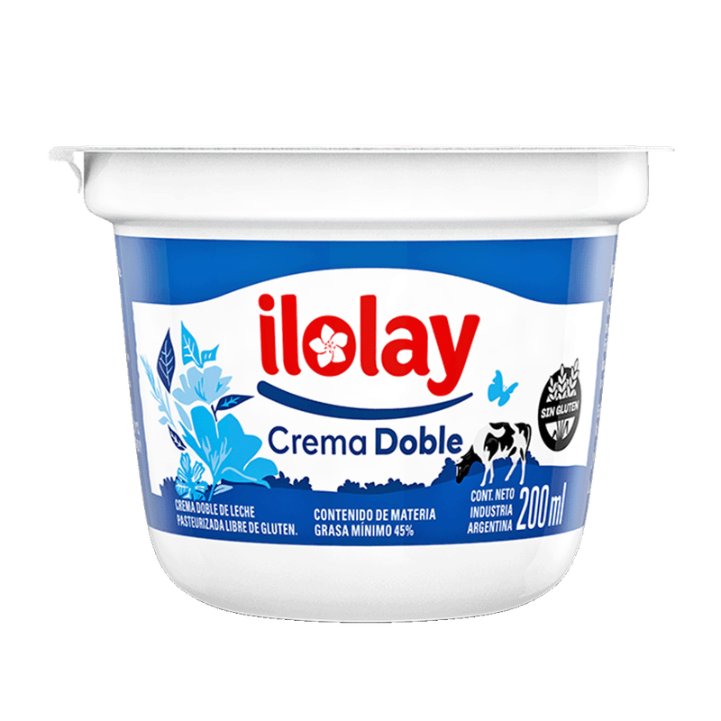 Crema Leche ILOLAY Doble Pote 200ml