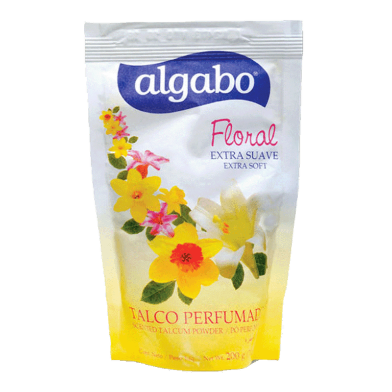 Talco ALGABO Floral Doy Pack 200g