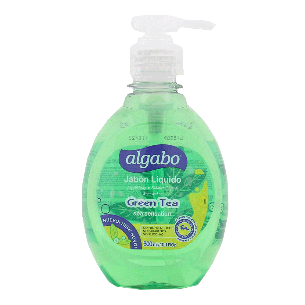 Jabón Líquido Green Tea 300ml Algabo