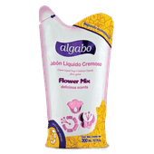 Jabón Líquido ALGABO Doy Pack Flower Mix 300cc