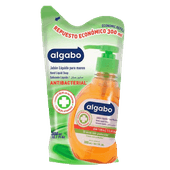 Jabón Líquido ALGABO Para Manos Antibacterial DoyPack 300ml