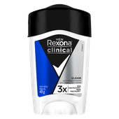 Antitranspirante REXONA Clinical Men Clean 48g