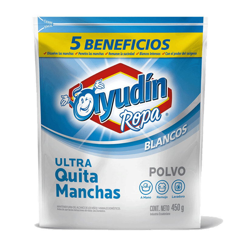 Quitamanchas AYUDIN Ropa Blanca 450g
