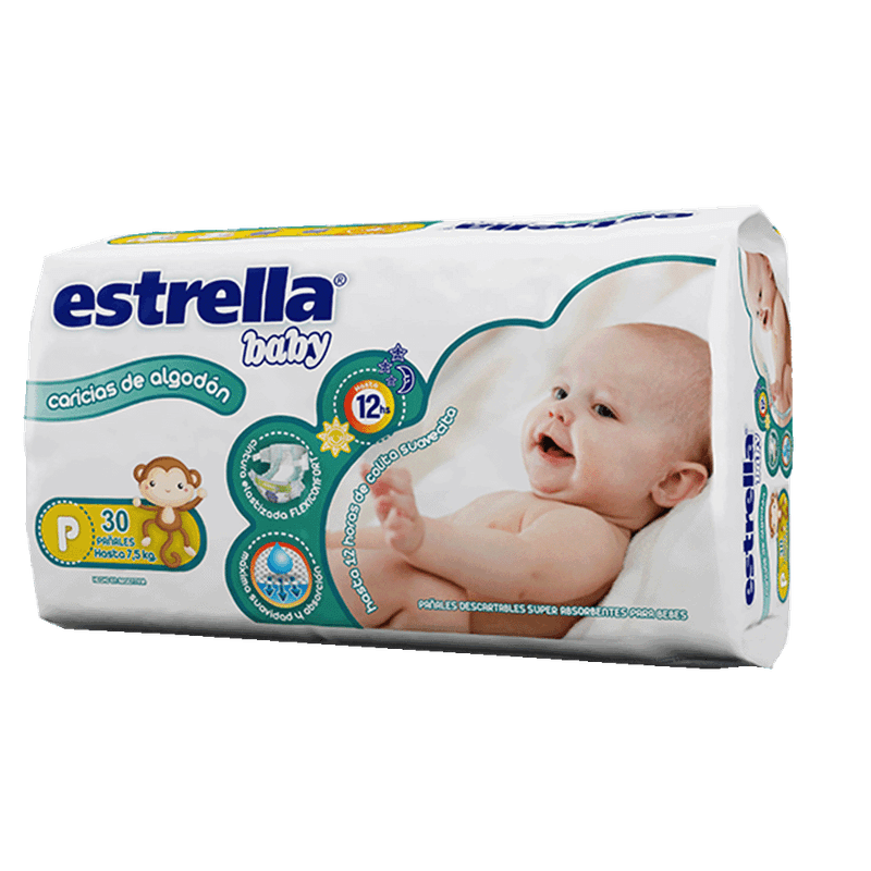 Pañales ESTRELLA Hiperpack P 30u