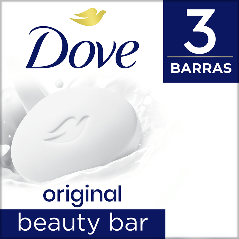 Jabón De Tocador DOVE Original Pack3 90g