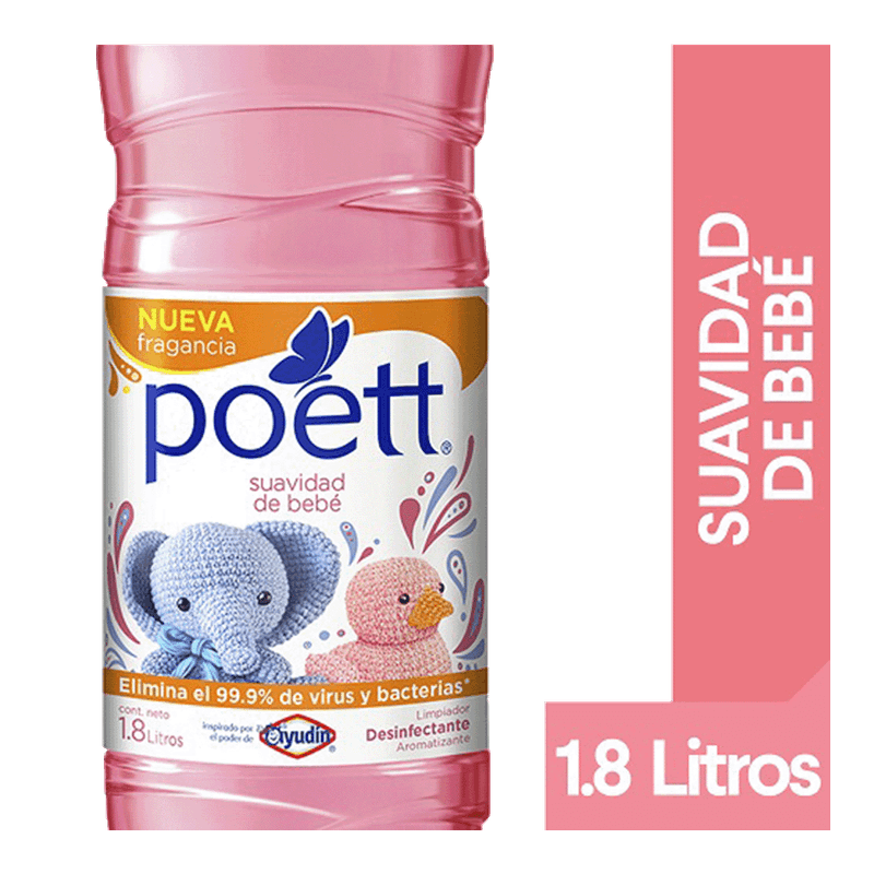 Limpiador Líquido POETT Nuevo Bebé 18L