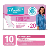 Protectores Diarios PLENITUD Femme Esencial Incontinencia 20u