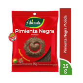Pimienta ALICANTE Negra Molida 25g