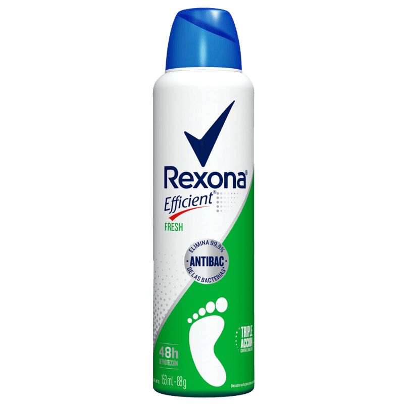 Desodorante Para Pies EFFICIENT REXONA Aerosol Fresh 88g