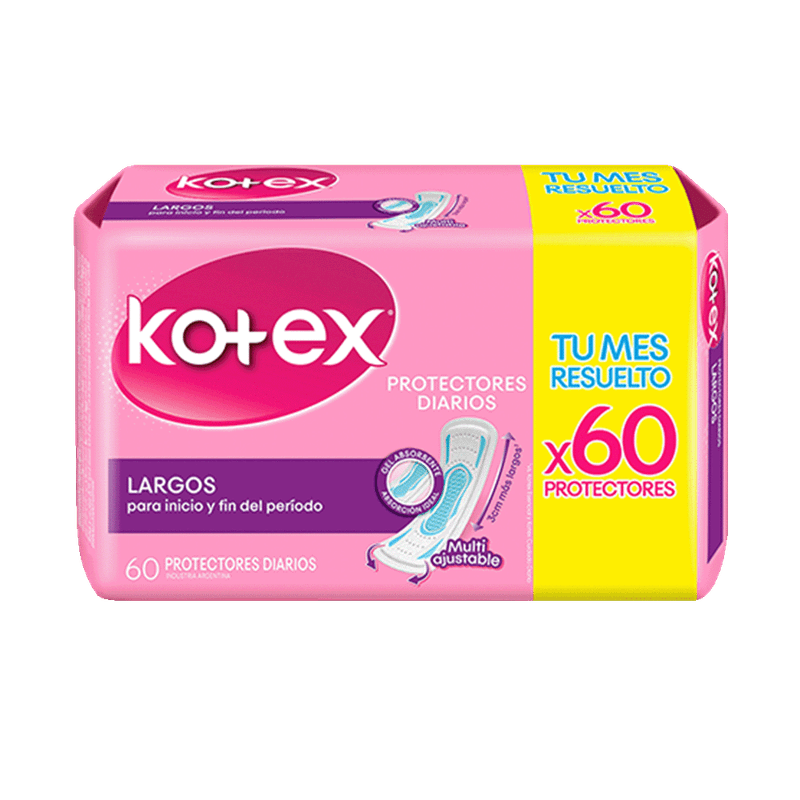 Protectores Diarios KOTEX Largo 60u