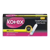 Tampones KOTEX Digitales Mediano 20u