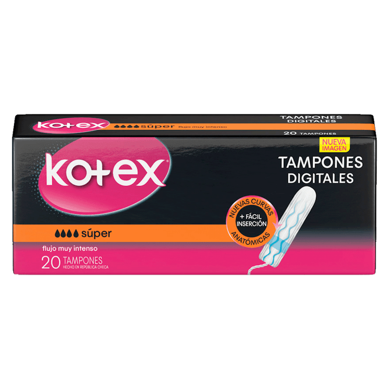 Tampones KOTEX Digitales Super 20u
