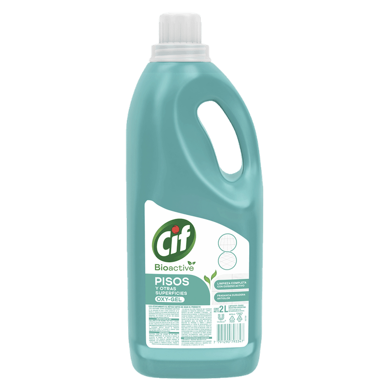 Limpiador Liquido CIF Pisos Bio Active Oxigel 2l