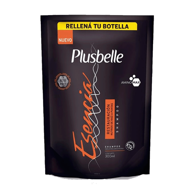 Shampoo PLUSBELLE Restauracion Doy Pack 300ml