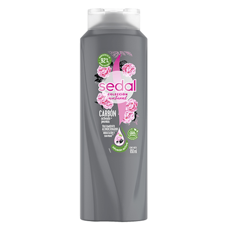 Acondicionador SEDAL Carbón Activado y Peonias 650ml