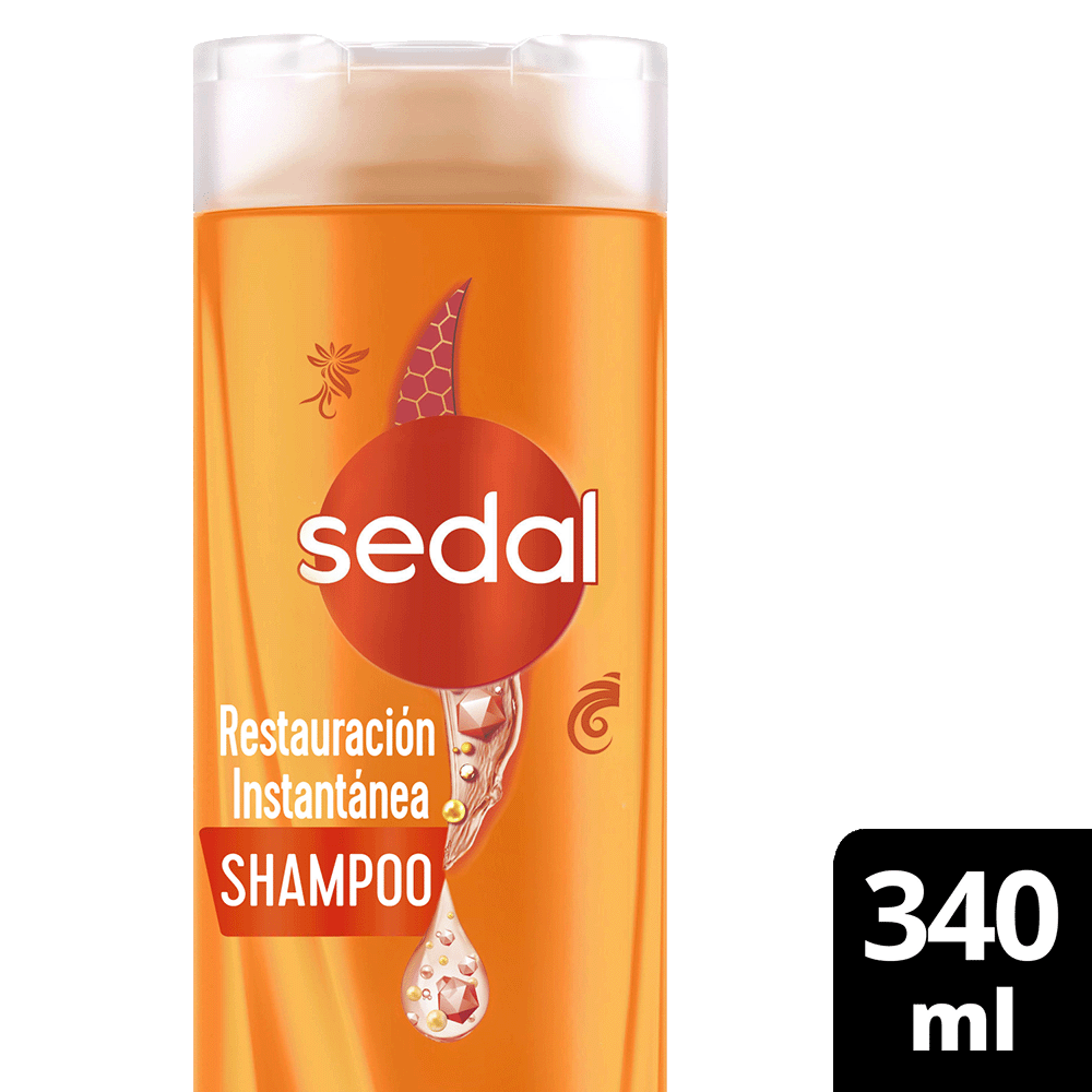 Shampoo Sedal x 340 ml. Restauracion Instantanea