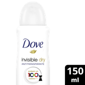 Antitranspirante DOVE Aerosol 72hS Invisible Dry 87g