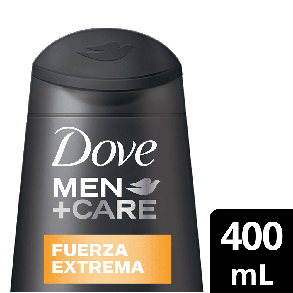 Shampoo 2en1 Dove Fuerza Extrema para Hombres 400 ml