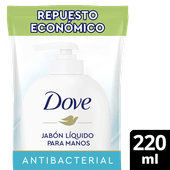 Jabon Liquido DOVE Para Manos Cuidado y Proteccion Dp 220ml