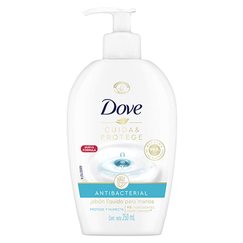 Jabon Liquido DOVE Para Manos Antibacterial 250ml