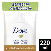 Jabon Liquido DOVE Para Manos Cuidado Reconfortante 220ml