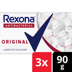Jabon REXONA Antibacterial 99 Original Pack3 90g