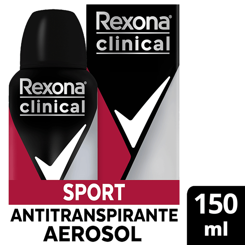 Antitranspirante REXONA Clinical Men Sport 150ml