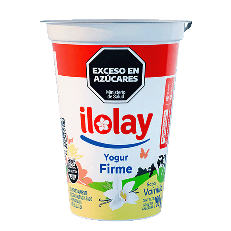 Yogur ILOLAY Firme Entero Vainilla 190g