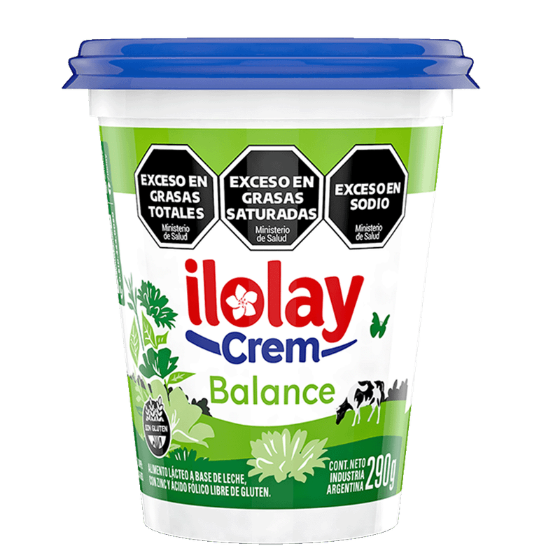 Queso ILOLAY Crem Balance Pote 290g