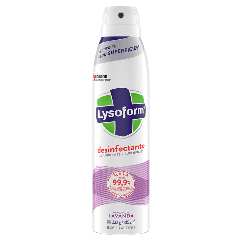 Desodorante Ambiente LYSOFORM Lavanda Aerosol 315ml