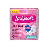 Toallas Femeninas LADYSOFT Ultra Seca 8u