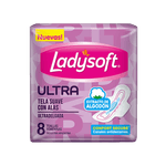 Toallas Femeninas LADYSOFT Ultra Suave 8u