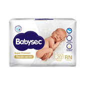 Pañales BABYSEC Recien Nacido Super Premium 20u