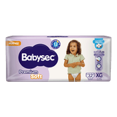 Pañales BABYSEC Premium Soft Xg 32u