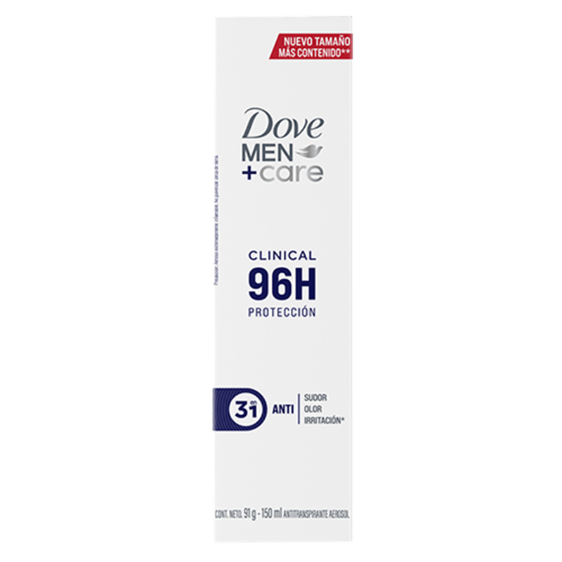 Antitranspirante DOVE Men Clinical Aerosol 91g
