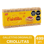 Galletitas CRIOLLITAS Familiar Pack5 499g