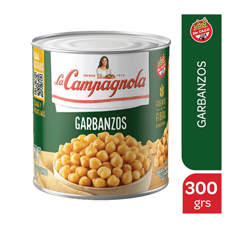 Garbanzos LA CAMPAGNOLA Lata 300g