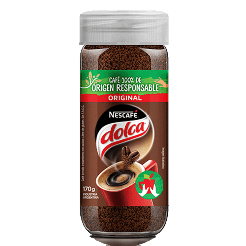 Cafe Instantaneo NESCAFE DOLCA Suave Frasco 170g