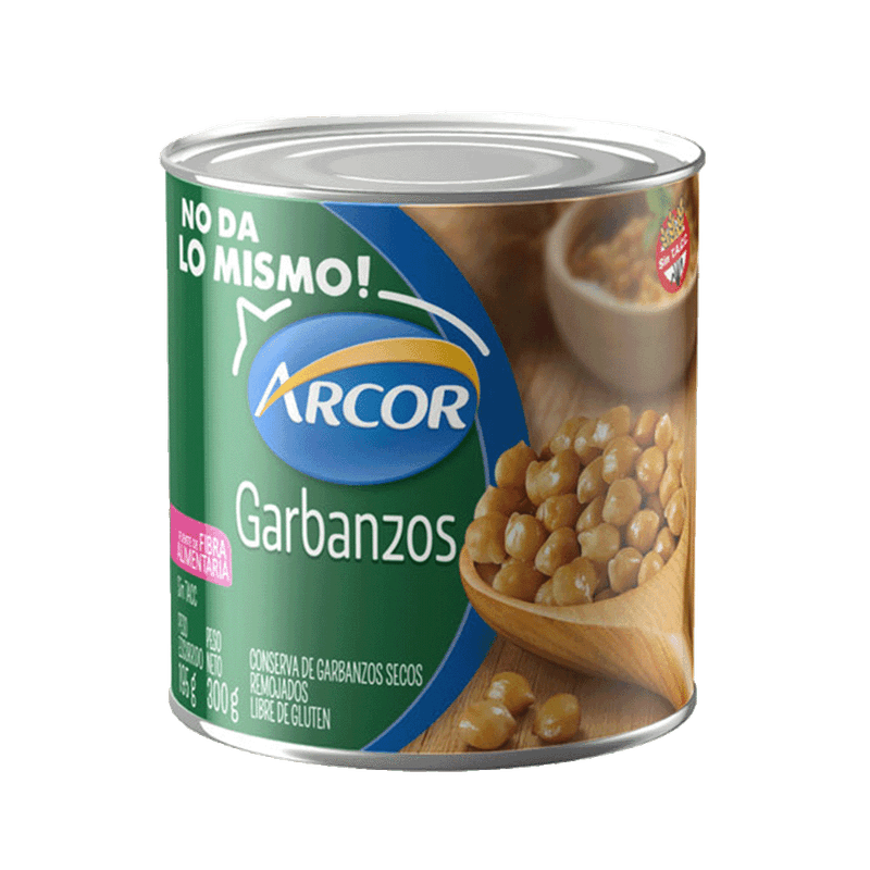 Garbanzos ARCOR Secos Lata 300g