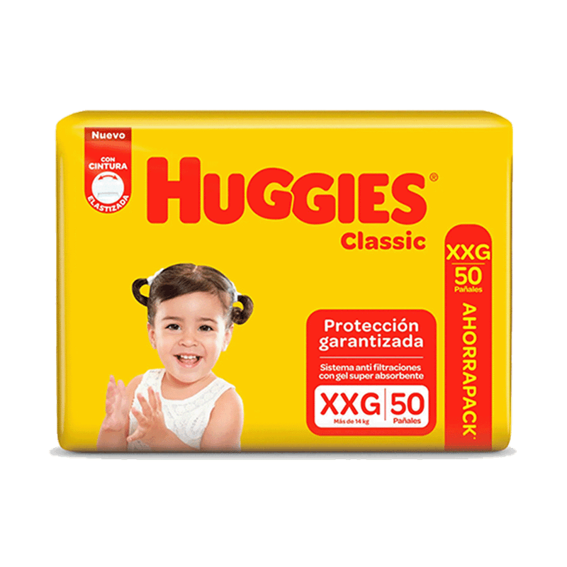 Pañales HUGGIES Ahorrapack Classic XXG 50u