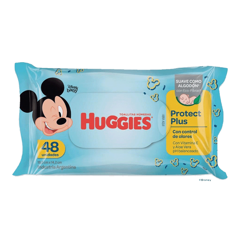 Toallas Humedas HUGGIES Protect Plus 48u