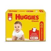 Pañal HUGGIES Ahorrapack Classic G 60u